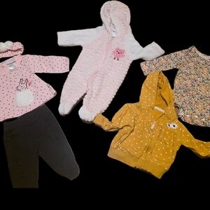 Kids Matching Set - Pink, Yellow, and Black